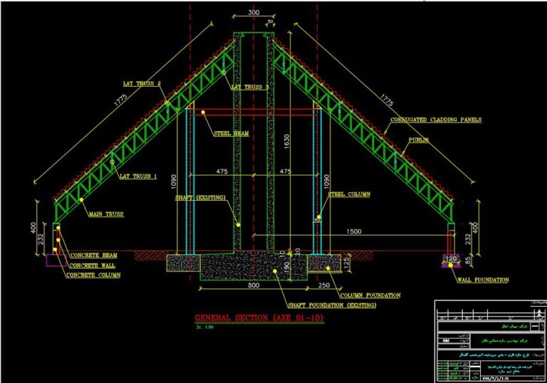 سازه ویژه برج ریجکت کارخانه سیمان شمال