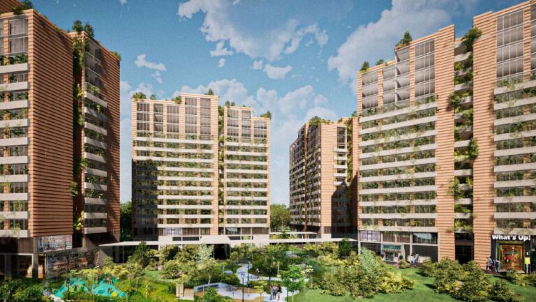 مجموعه ۲۰ برج ۱۵ طبقه در شهر نوسانتارا اندونزی (پایتخت جدید اندونزی)